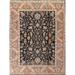 Vegetable Dye Heriz Serapi Persian Area Rug Hand-Knotted Wool Carpet - 8'8"x 11'1"