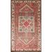 Geometric Ardebil Persian Vintage Area Rug Hand-Knotted Wool Carpet - 5'0"x 9'0"