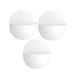 Tinksky 3 Pcs Wall Hanging Vases Plastic Wall Flowerpot Semi-circular Holder (White)