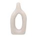 Sagebrook Home Wood 14 h Cut-out Vase White