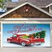 Christmas Garage Door Sign Outdoor Large Xmas Backdrop Decorations Door Cover for Christmas Holiday Outdoor Garage Door Home Wall Decor 6x13ft