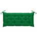 Garden Bench Cushion Green 47.2x19.7 x2.8 Fabric