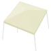 SUNNY 8 x8 Replacement Canopy Top for Slant Leg Frame (Ecru)