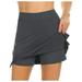 Running For Skort Performance Tennis Women Golf Skirt Lightweight Sport Active Skirt Club Basic Leisure Dailywear