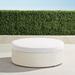 Pasadena Ottoman with Cushion in Ivory Finish - Coffee, Quick Dry - Frontgate