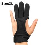 Archery Glove Non-slip breathable three-finger shooting gloves Shooting Hunting Targeting Bow Tab Archery Accessories Material Non-Slip Padded Guard for Grip Stability