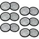 12-Pack of Mr. Coffee Compatible Water Filter Discs - Universal Fit Mr Coffee Compatible Filters - Replacement Charcoal Water Filter Discs for Mr Coffee Coffee Brewers