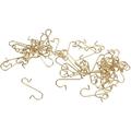 Christmas Ornament Hooks 50Pcs Christmas Ornament Hangers Golden Ornament Hooks 3 Colors for Christmas Tree Party Decoration DIY (Glod) ornament hooks christmas tree ornaments decoration hook w