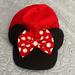 Disney Accessories | Disney Minnie Mouse Cap | Color: Black/Red | Size: Osg