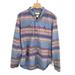 Urban Outfitters Shirts | Koto Urban Outfitters 100% Cotton Button Up Denim Shirt Blue Southwest Stripe Xl | Color: Blue/Orange | Size: Xl