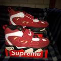 Nike Shoes | Nike Air Diamond Turf 2 “Red Gold” 2012 | Color: Red/White | Size: 5.5