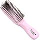 Giorgio Gio2 Pink 6.25 inch Gentle Touch Detangler Hair Brush for Men Women and Kids. Soft Bristles for Sensitive Scalp. Wet and Dry for all Hair Types. Scalp Massager Brush Stimulate Hair Growth