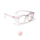 Liansan Oversize Anti-Fog Safety Goggles for Nurses, Z87.1 Certified Safety Glasses for women, Square UV Protection Goggles, Protective Eyewear, Medical glasses, healthcare goggles, Light Pink