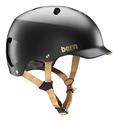 BERN Watts Classic Unisex Adult Bicycle Helmet, Black/Gold, S