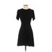 ASOS Casual Dress - Mini: Black Solid Dresses - Women's Size 2