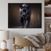 Wade Logan® Black Majestic Panther II - Print on Canvas Canvas, Cotton in Black/Brown/Yellow | 12 H x 20 W x 1 D in | Wayfair