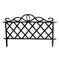 Panneaux de clôture pliants décoratifs style rustique extérieur clôture de jardin bordure en fil