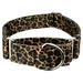 Country Brook PetzÂ® 2 inch Leopard Print Martingale Dog Collar Extra Large