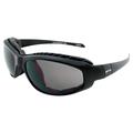 Global Vision Eyewear HERC 2 PL SM Hercules 2 Plus Safety Foam Padded Glasses Smoke Lens Frame Black