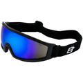 Birdz Eyewear Robin Shatterproof Skydiving Safety Goggles Blue ReflecTech Z87.1+ ANSI Lens