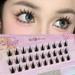 Premade Volume Fan Eyelashes 3D Lash Thick Volume Long Fluffy Lashes for Cosplay Party Makeup