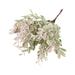 Farfi Decorative Artificial Flower Vine Vivid Eco-friendly Good Visual Effect Imitation Plants Wedding Favors (Light Coffee)