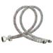 2Pcs 80cm Drinking Water Hose Heavy Duty Lightweight Flexible Hose Faucet Hose Connector Inlet Stainless Steel Washing Machine Co