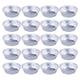 HOMEMAXS 20Pcs Aluminum Foil Bowl Baking Aluminum Pan Round Aluminum Foil Container Barbecue Supplies