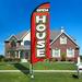 15FT Open House Feather Flag with Pole Kit Business Sign for Real Estate Agents