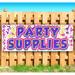 Party Supplies 13 oz Vinyl Banner With Metal Grommets