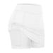 Glonme Women Leisure Tennis Skirts Lounge Sport Yoga Short Solid Color Summer Holiday Mini Trousers Golf Skorts With Pockets