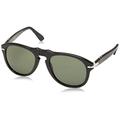 Persol Unisex-Adult's PO0649 Sunglasses, Black 95/31, 52