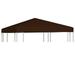 Anself Garden Gazebo Top Cover Canopy Sun Shade Replacement Cover for Party Wedding Tent BBQ Camping Shelter Waterproof Pavilion Cater Outdoor Events 9.8ft x 9.8ft