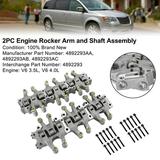 2PC Engine Rocker Arm and Shaft Assembly for Chrysler Dodge 3.5L 4.0L 4892293AC