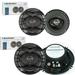 2 Pairs | BLAUPUNKT GTS655M 500W 6.5 SLIM LINE 4-WAY COAXIAL SPEAKERS MAX POWER Bundle