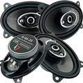 4 x Audiotek K7 4x6 in 3-Way 360 Watts Coaxial Car Speakers CEA Rated (Pair) Bundle