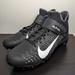 Nike Shoes | Nib Nike Alpha Menace Pro 2 Mid Football Cleats Bv3951-001 | Men's Wide | Color: Black/Gray | Size: Various