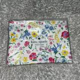 Kate Spade Bags | Kate Spade Canvas Floral Print Zip Bag | Color: Pink/White | Size: Os