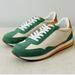 Madewell Shoes | Madewell Women League Sneakers In Suede Sz 8-8.5 | Color: Cream/Green | Size: 8.5