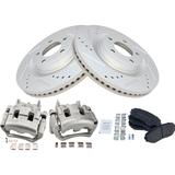2007, 2009-2013 Lincoln MKX Front Brake Pad Rotor and Caliper Set - TRQ
