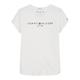 Tommy Hilfiger Girls Essential Short Sleeve T-Shirt - White, White, Size Age: 12 Years, Women