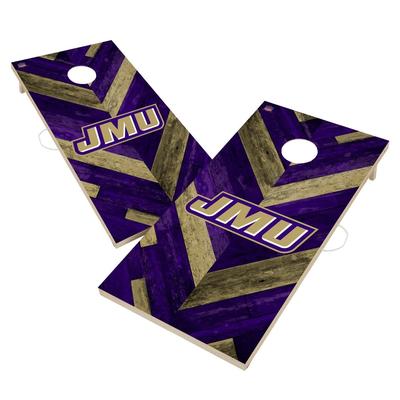 James Madison University JMU Dukes Regulation 2x4 Cornhole Boards - V8