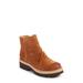 Pecola Water Resistant Lug Bootie - Brown - Söfft Boots