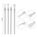 8in1 Set Electronics Repair Tool Kit for Curved Screen, Double Blades Pry Bar - Silver Tone