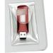 Cardinal HOLDit! USB Drive Pockets 3-1/2 x 2 Clear 6/Bag (21140)