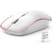 Wireless Mouse for Laptop 2.4G Ultra Thin Silent Mouse with USB Receiver 2400 DPI Portable Mobile Optical