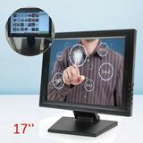 SHZICMY USB Portable Computer Touch Screen Monitor 17 Inch Interface Pos Stand Computer Display Touch Screen Led Monitor with Speaker and HDMI