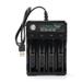 HYDa Universal Smart Rechargeable Li-ion Battery Charger for 18650 18500 16340 14500