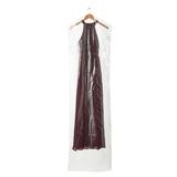 50 Pack Long Plastic Garment Bags for Hanging Clothes, Covers for Gowns Dresses