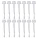 Etereauty 50pcs Nail Polish Bottle Brushes Nail Manicure Use Brushes Nail Shop Supplies